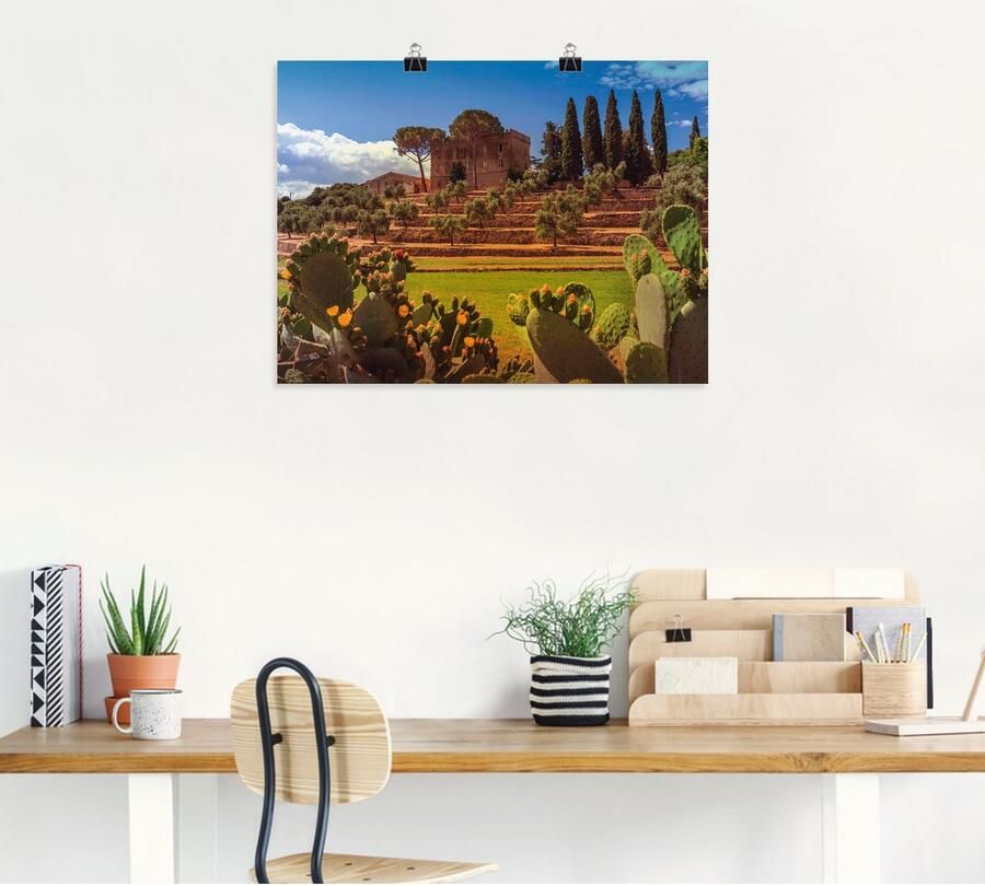 Artland Artprint Toscane I als artprint op linnen poster in verschillende formaten maten - Foto 4