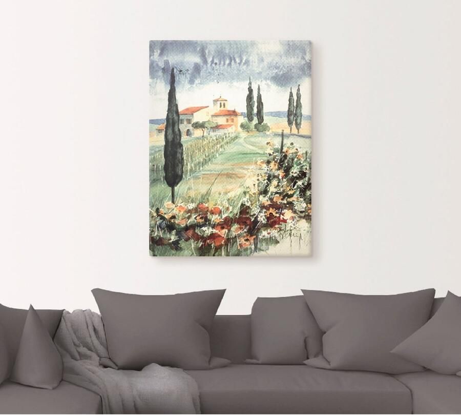 Artland Artprint Toscane I als artprint op linnen poster in verschillende formaten maten - Foto 4