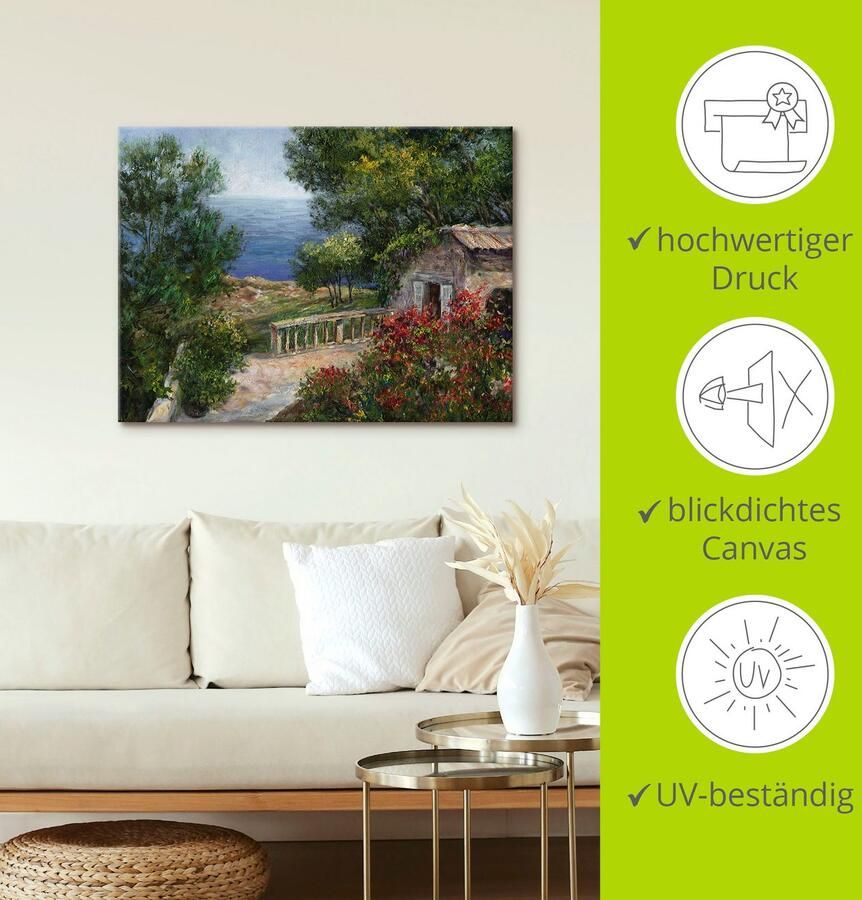 Artland Artprint Toscane I als artprint van aluminium artprint voor buiten artprint op linnen poster in verschillende maten. maten - Foto 3