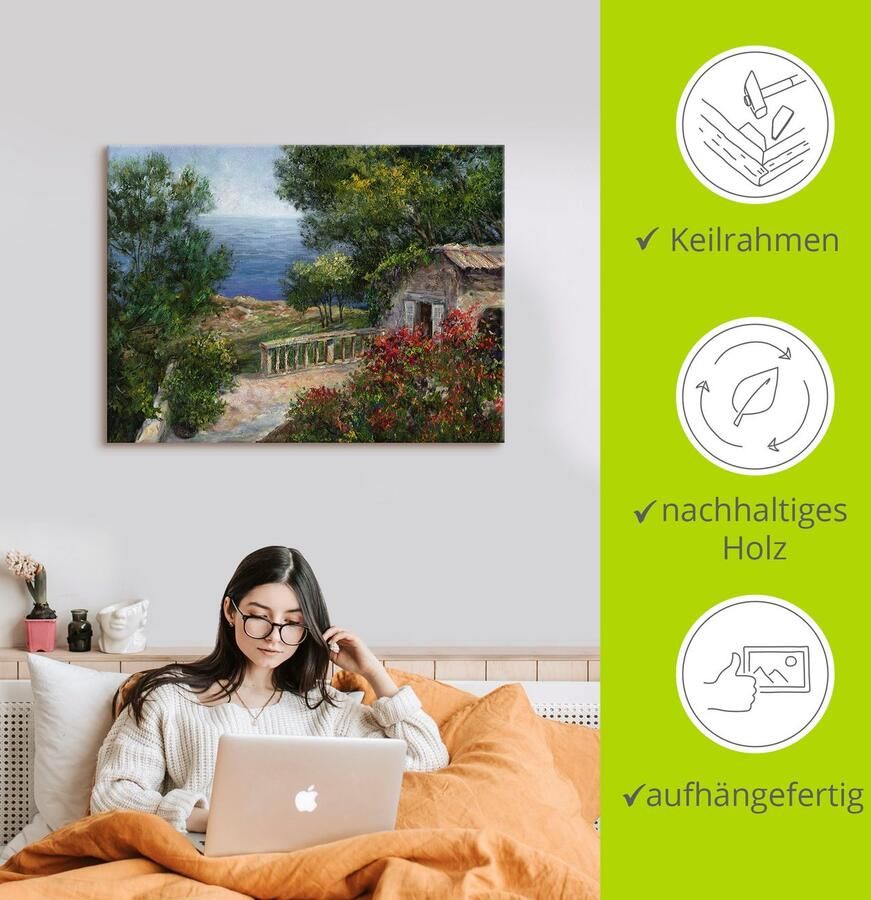 Artland Artprint Toscane I als artprint van aluminium artprint voor buiten artprint op linnen poster in verschillende maten. maten - Foto 2