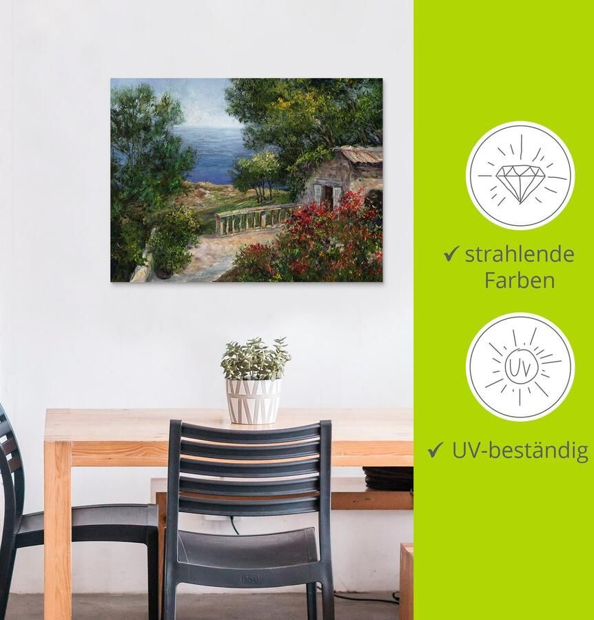 Artland Artprint Toscane I als artprint van aluminium artprint voor buiten artprint op linnen poster in verschillende maten. maten - Foto 3