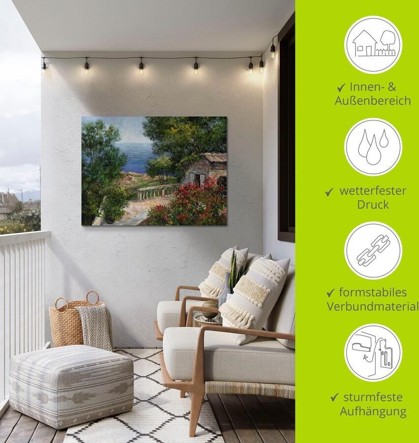 Artland Artprint Toscane I als artprint van aluminium artprint voor buiten artprint op linnen poster in verschillende maten. maten - Foto 4