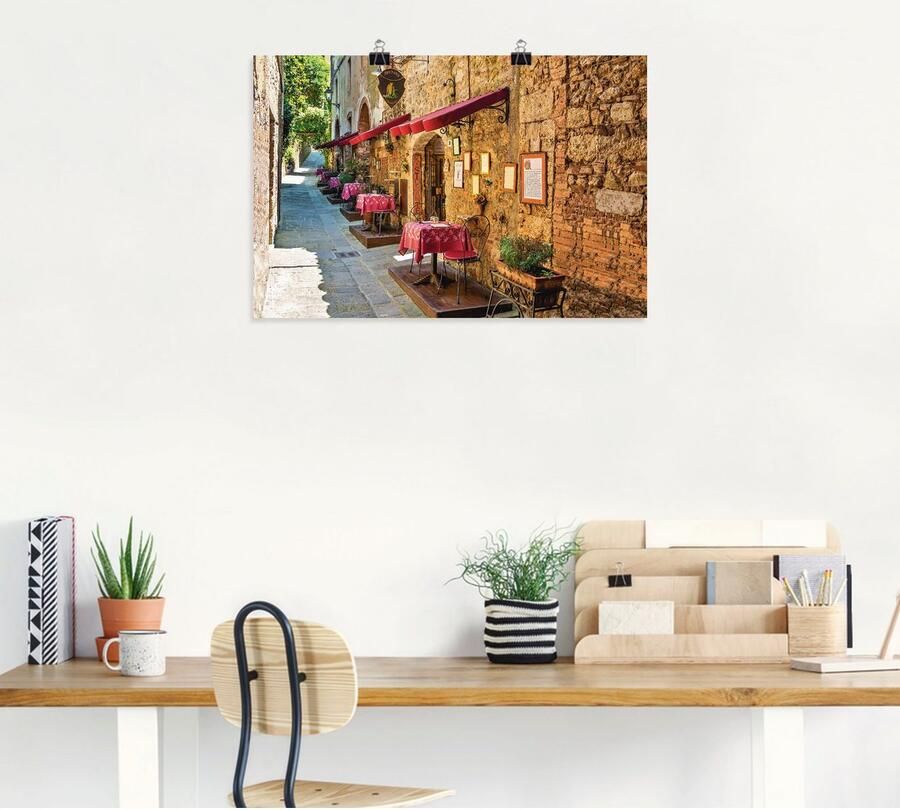 Artland Artprint Toscane II als artprint van aluminium artprint voor buiten artprint op linnen poster muursticker - Foto 4