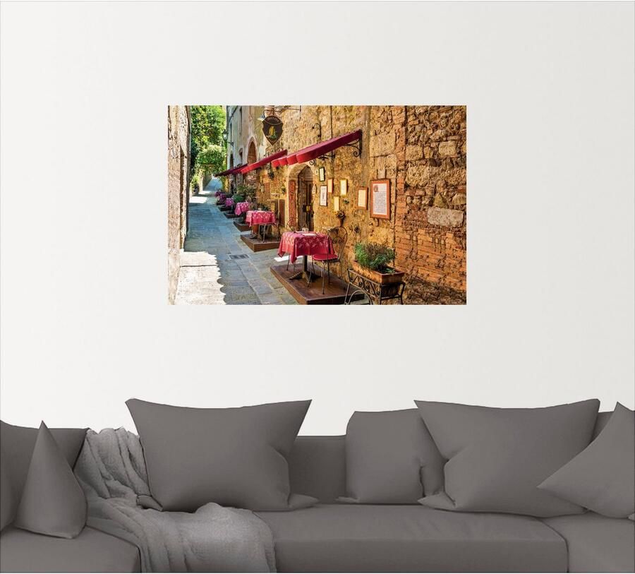 Artland Artprint Toscane II als artprint van aluminium artprint voor buiten artprint op linnen poster muursticker - Foto 3