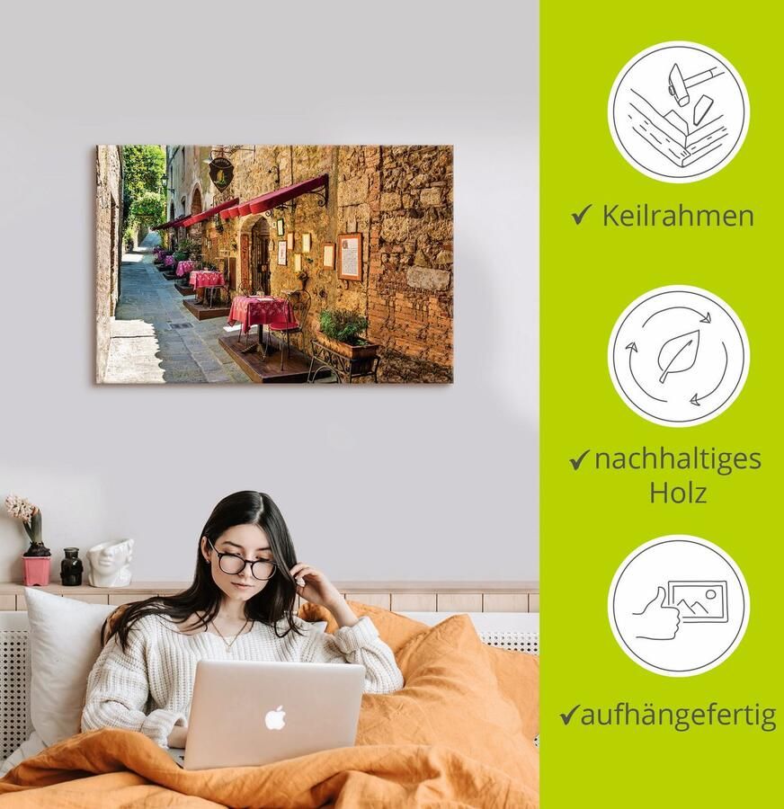 Artland Artprint Toscane II als artprint van aluminium artprint voor buiten artprint op linnen poster muursticker - Foto 2