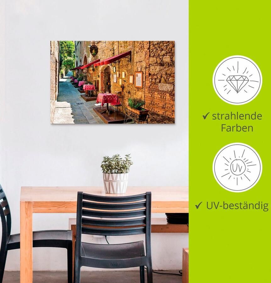 Artland Artprint Toscane II als artprint van aluminium artprint voor buiten artprint op linnen poster muursticker - Foto 2