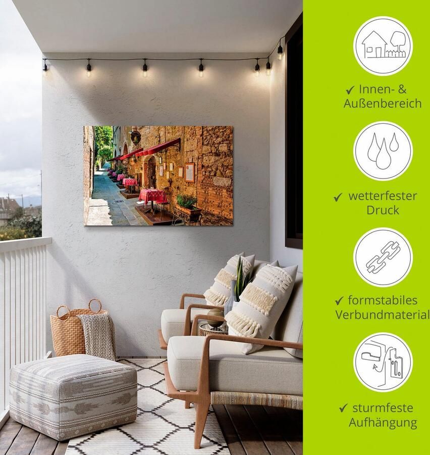 Artland Artprint Toscane II als artprint van aluminium artprint voor buiten artprint op linnen poster muursticker - Foto 3