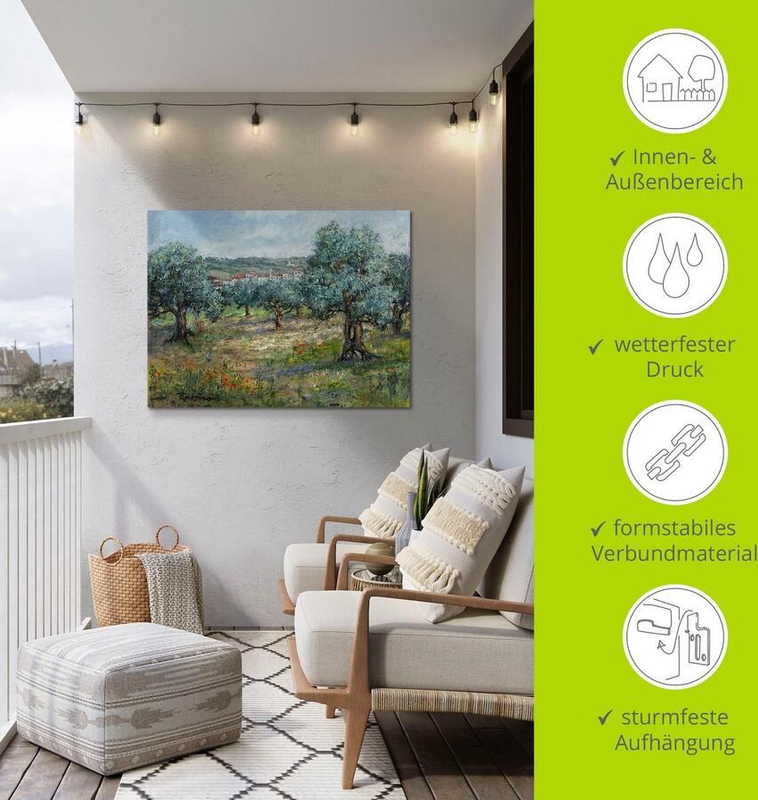 Artland Artprint Toscane II als artprint van aluminium artprint voor buiten artprint op linnen in verschillende maten - Foto 4