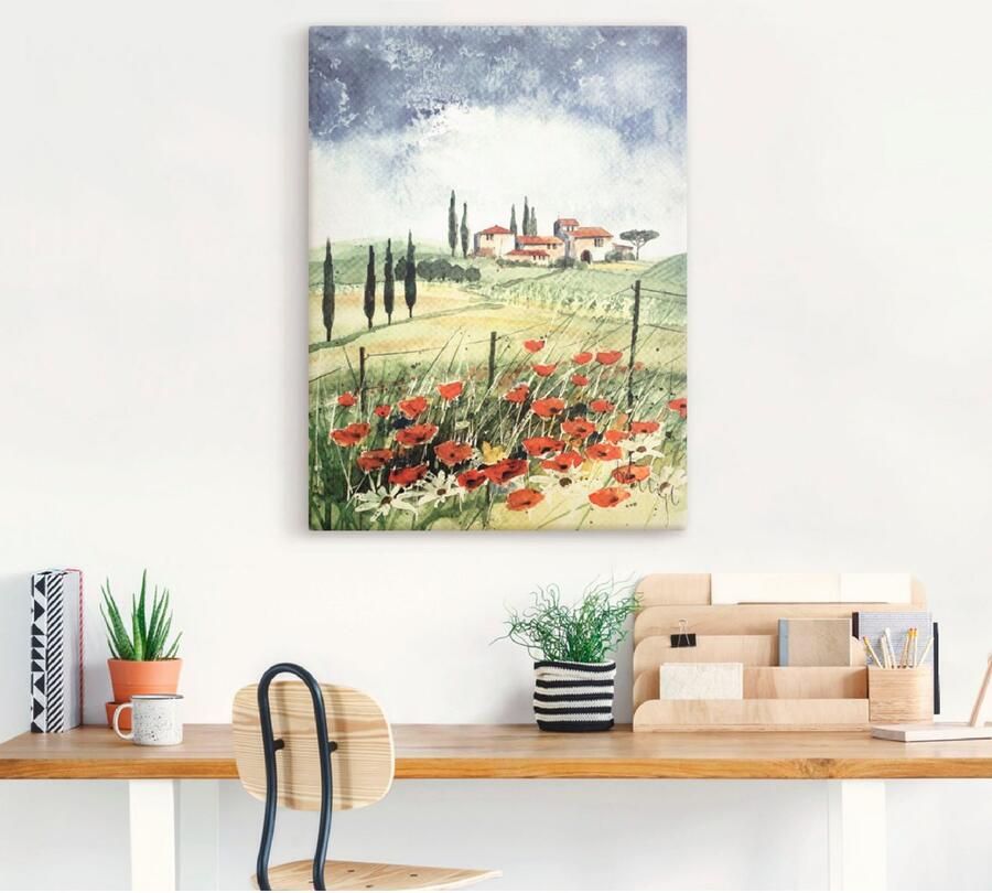 Artland Artprint Toscane III als artprint op linnen poster in verschillende formaten maten - Foto 4