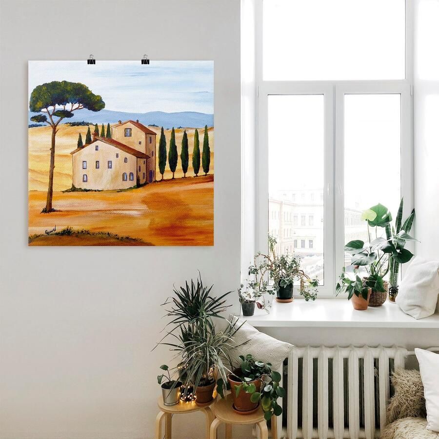 Artland Artprint Toscane Modern 1 als artprint op linnen poster in verschillende formaten maten