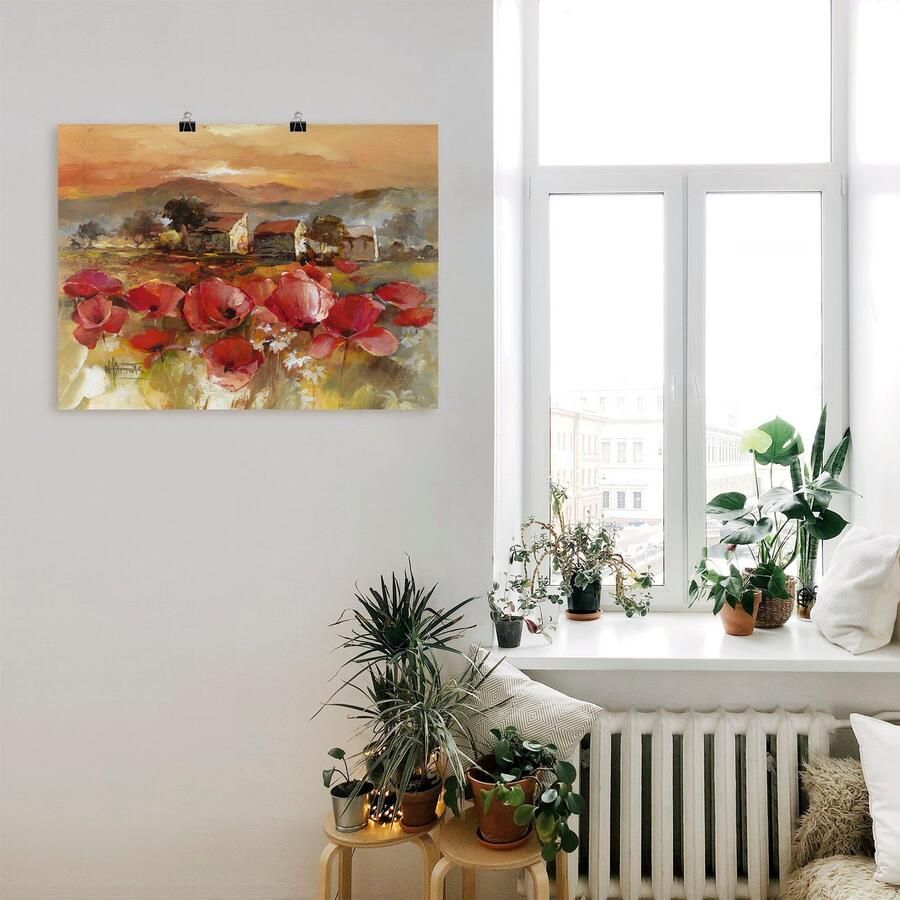 Artland Artprint Toscane Romantic II als artprint op linnen poster muursticker in verschillende maten - Foto 2