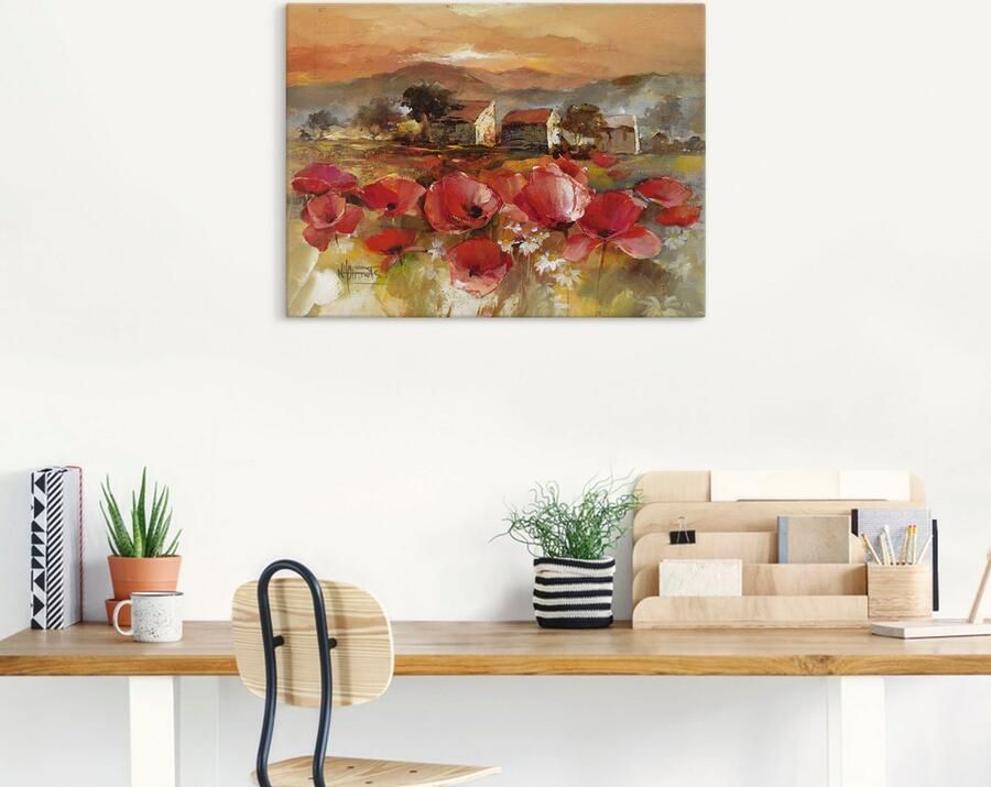 Artland Artprint Toscane Romantic II als artprint op linnen poster muursticker in verschillende maten - Foto 6