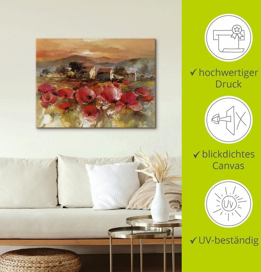 Artland Artprint Toscane Romantic II als artprint op linnen poster muursticker in verschillende maten - Foto 4