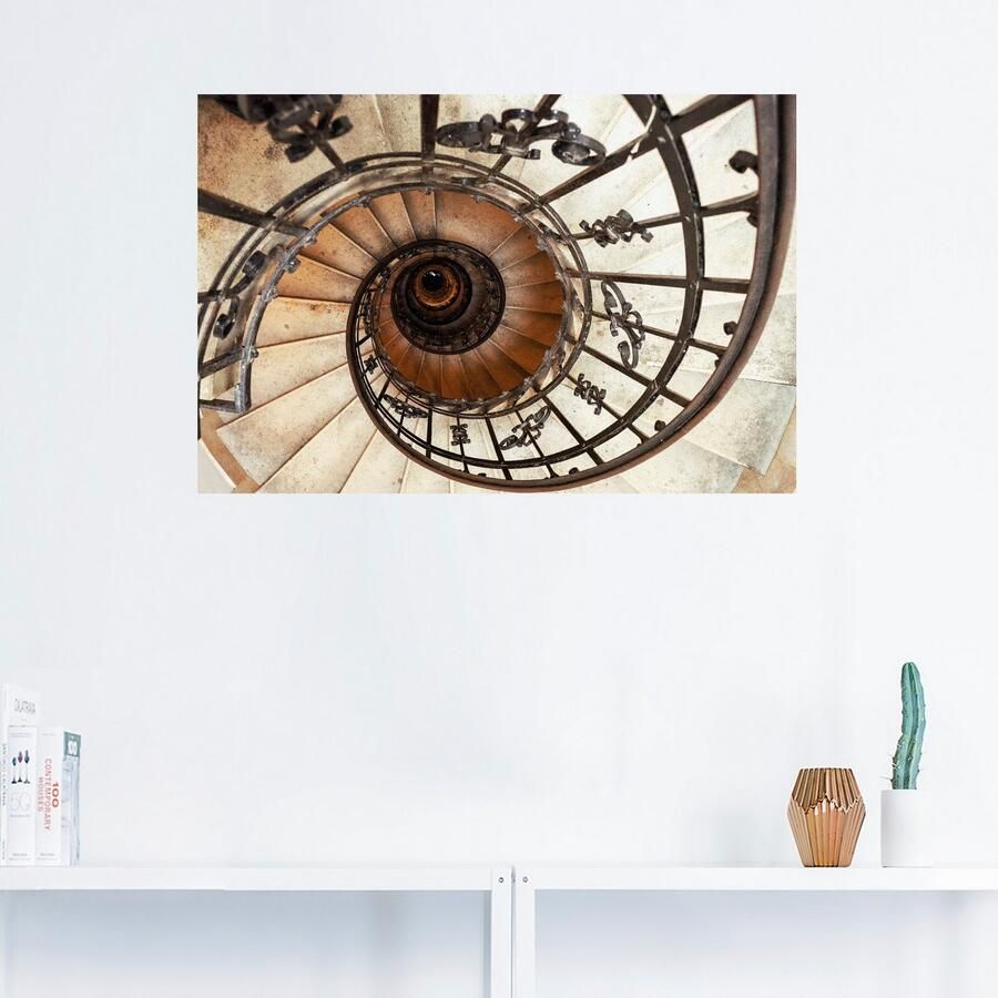 Artland Artprint Trap als artprint van aluminium artprint voor buiten artprint op linnen poster muursticker