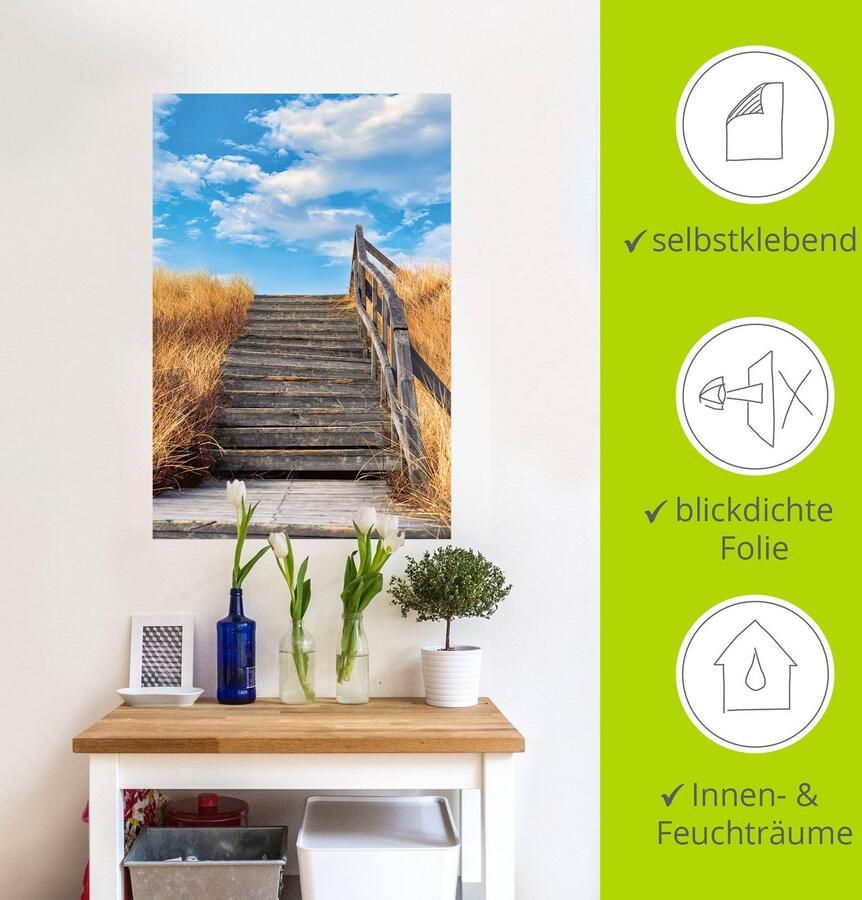 Artland Artprint Trap Bohlenweg eiland Amrum als poster muursticker in verschillende maten - Foto 3