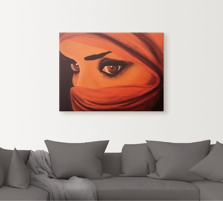 Artland Artprint Tuareg-door god verlaten als artprint op linnen poster in verschillende formaten maten - Foto 5