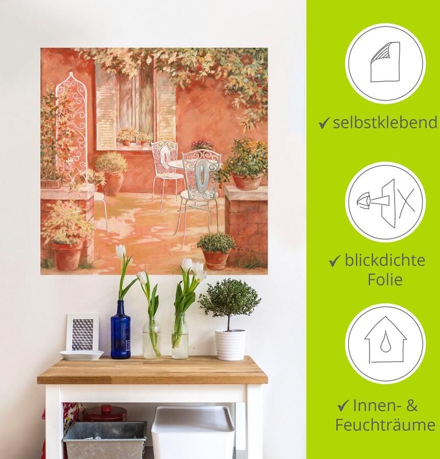 Artland Artprint Tuin als artprint op linnen muursticker in verschillende maten - Foto 4