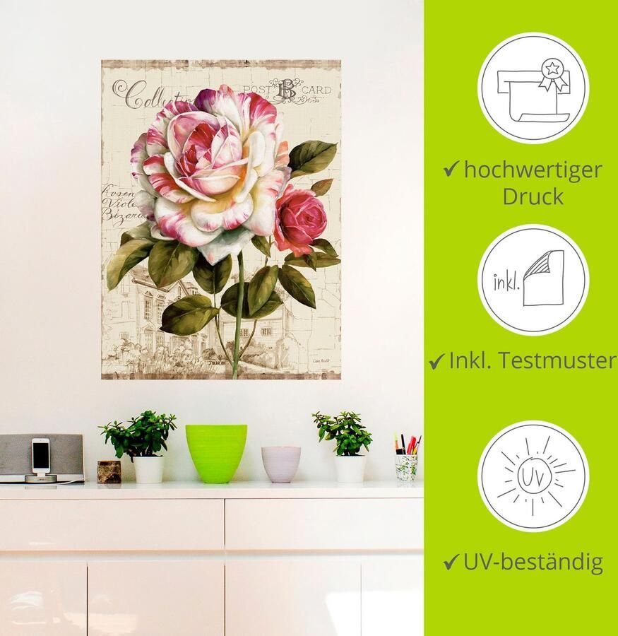 Artland Artprint Tuin blik III als muursticker in verschillende maten - Foto 2