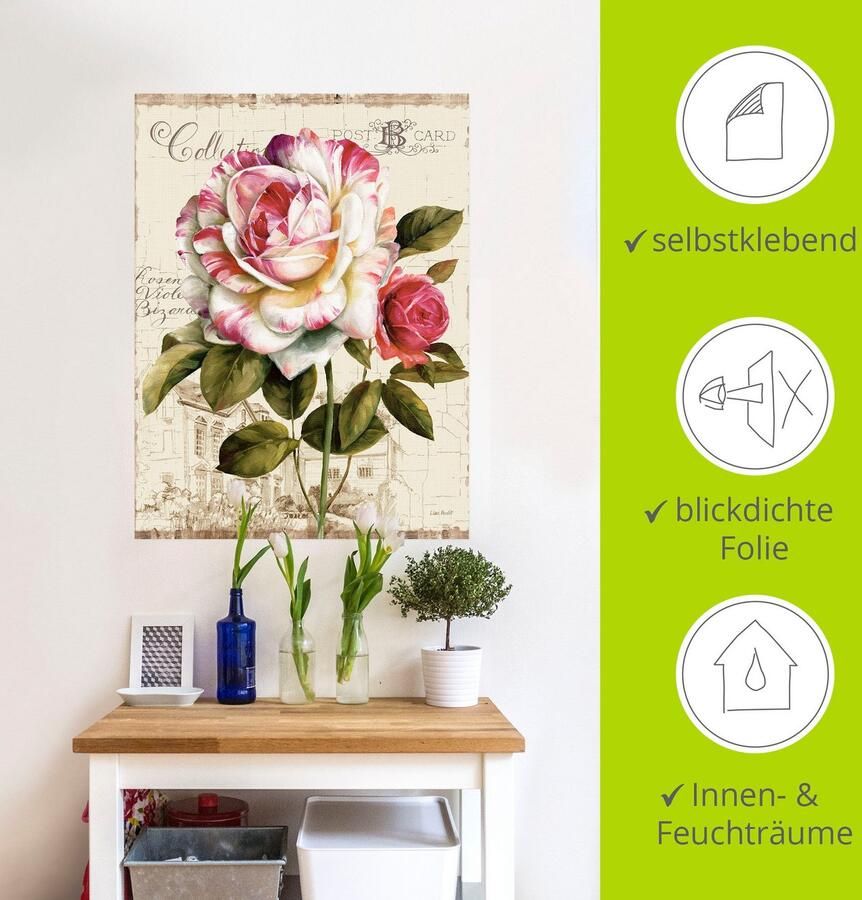 Artland Artprint Tuin blik III als muursticker in verschillende maten - Foto 3