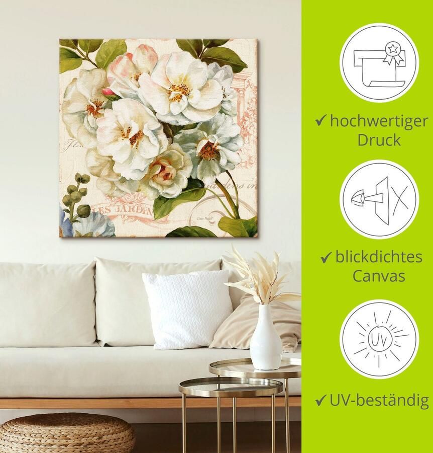 Artland Artprint Tuin III als artprint op linnen poster in verschillende formaten maten - Foto 3