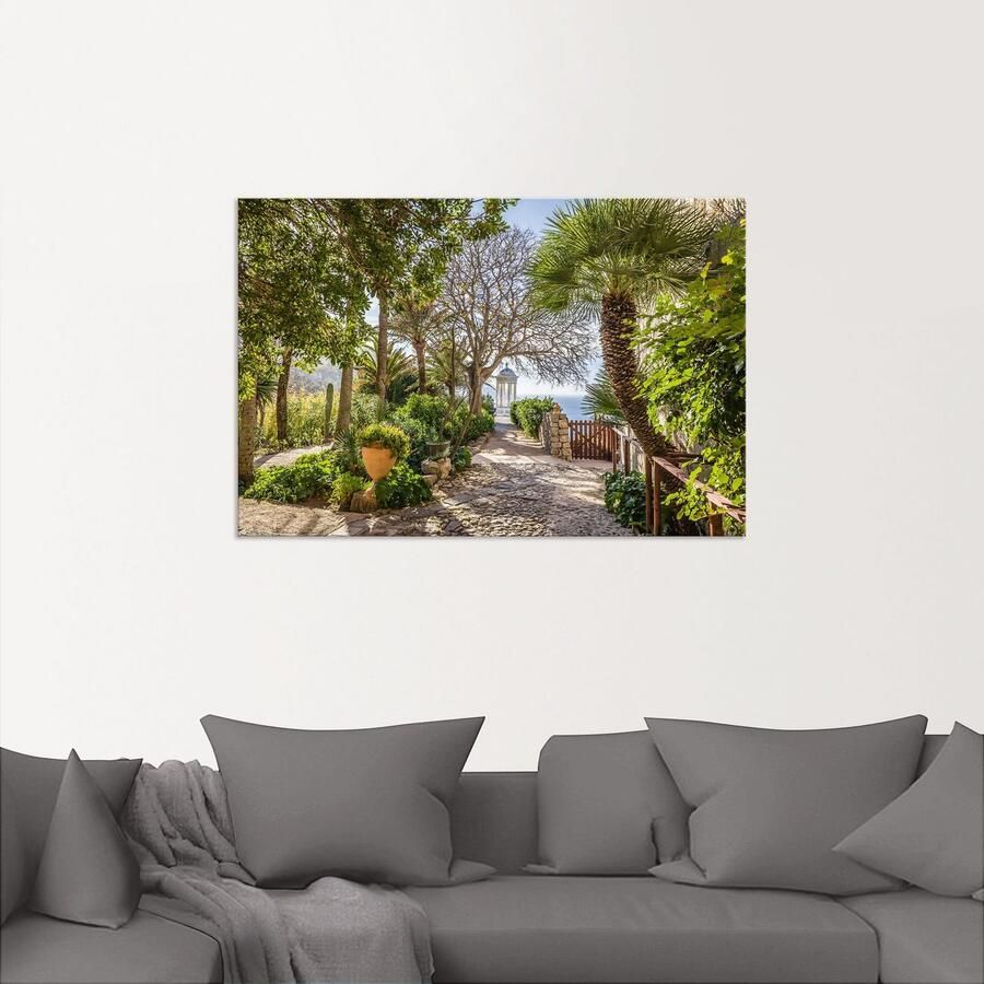 Artland Artprint Tuin Son Marroig bij Deià Mallorca als artprint van aluminium artprint voor buiten artprint op linnen poster in verschillende maten. maten - Foto 2
