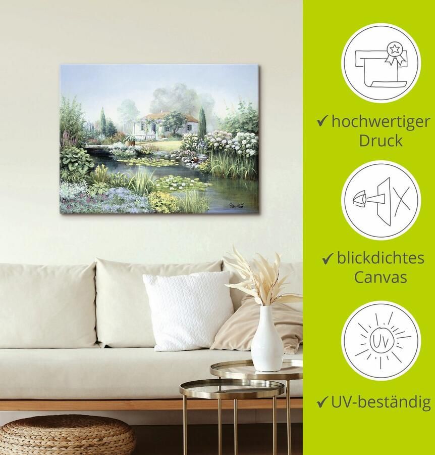 Artland Artprint Tuin van de schat als artprint op linnen poster in verschillende formaten maten - Foto 4