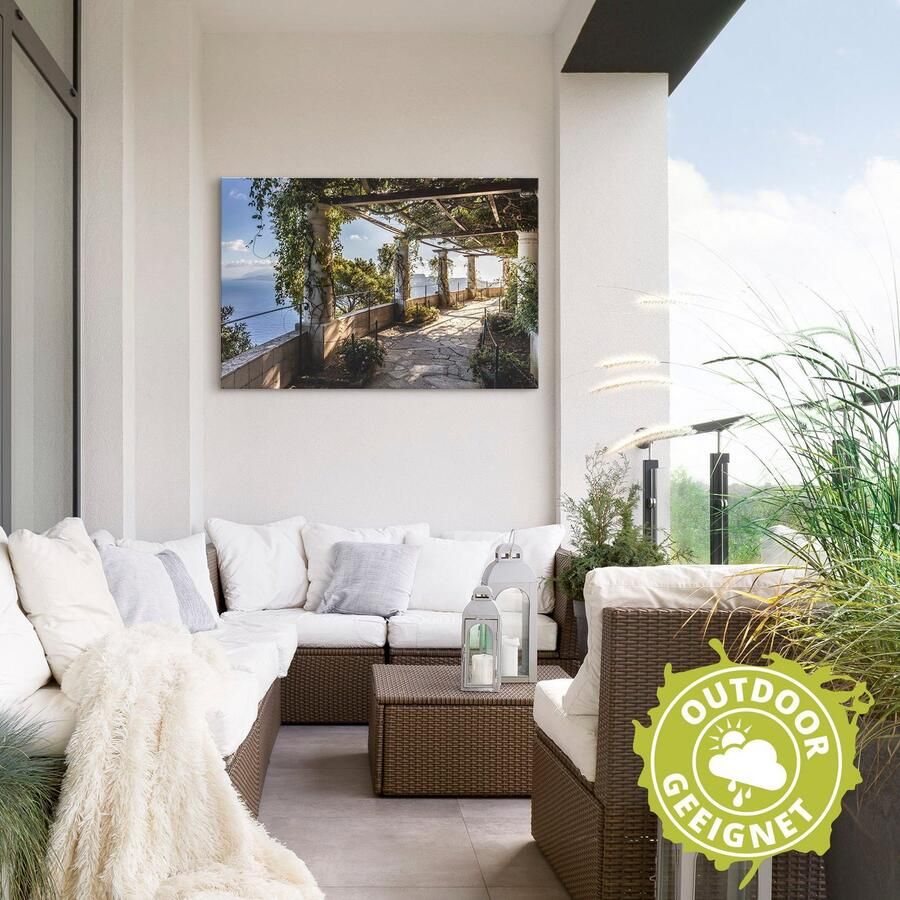 Artland Artprint Tuin van de villa San Michele op capri als artprint van aluminium artprint voor buiten artprint op linnen poster muursticker - Foto 2