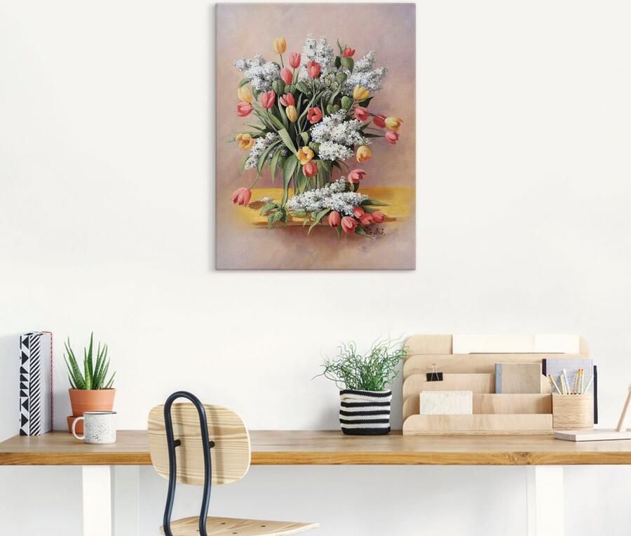 Artland Artprint Tulpen II als artprint op linnen in verschillende maten - Foto 5