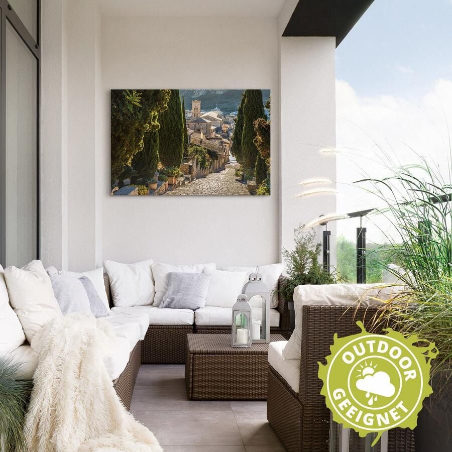 Artland Artprint Uitzicht op Pollenca vanaf Calvarie als artprint van aluminium artprint voor buiten artprint op linnen in verschillende maten - Foto 2