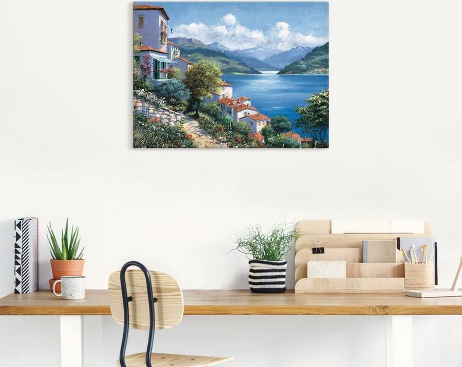 Artland Artprint op linnen Vakantie uitzicht - Foto 5
