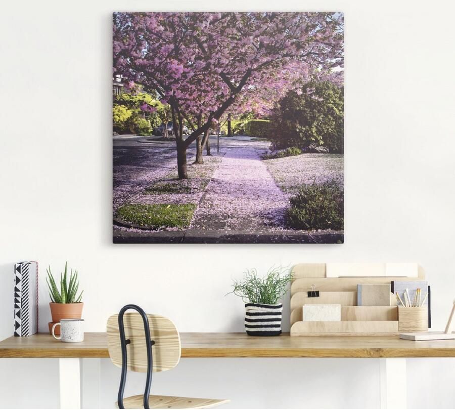 Artland Artprint Vallende bloemblaadjes als artprint van aluminium artprint voor buiten artprint op linnen poster in verschillende maten. maten - Foto 3