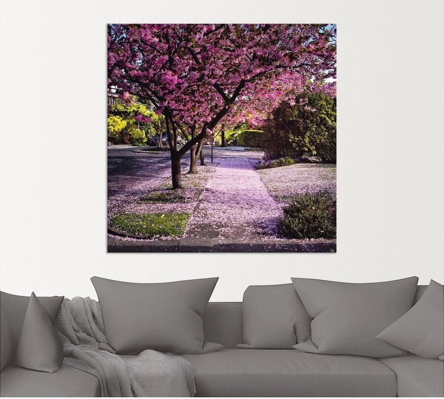 Artland Artprint Vallende bloemblaadjes als artprint van aluminium artprint voor buiten artprint op linnen poster in verschillende maten. maten - Foto 4