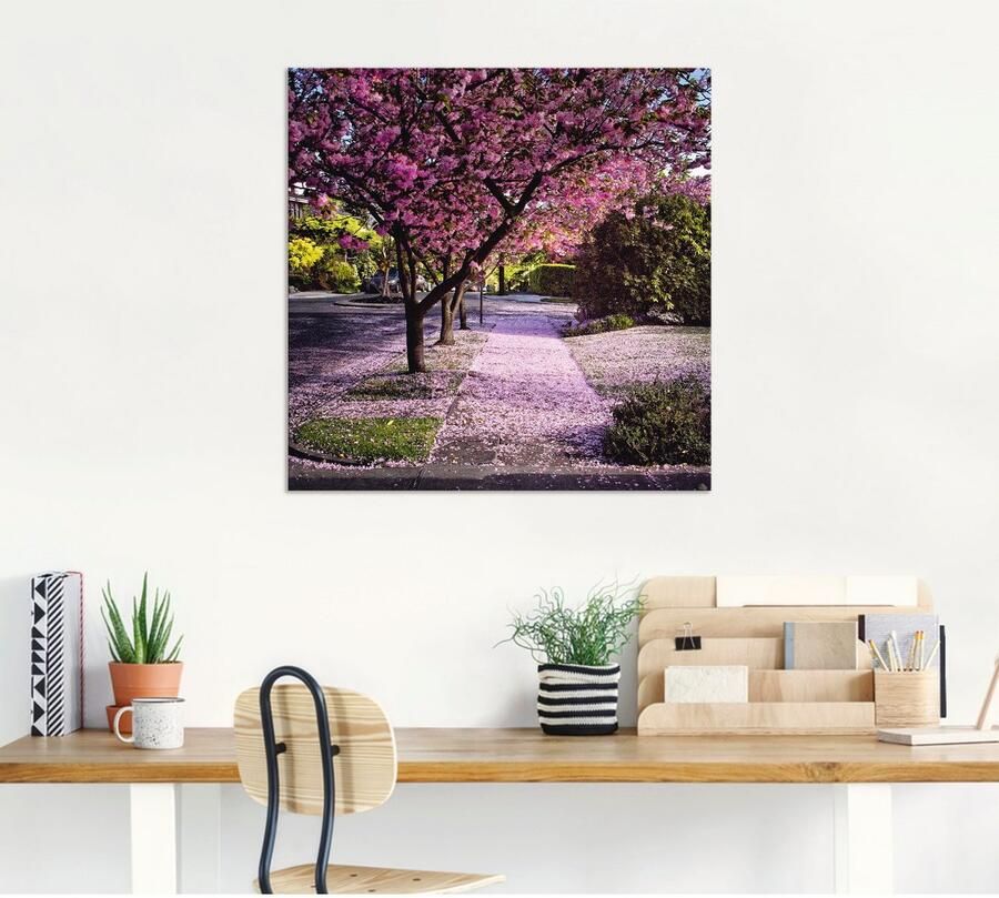 Artland Artprint Vallende bloemblaadjes als artprint van aluminium artprint voor buiten artprint op linnen poster in verschillende maten. maten - Foto 5