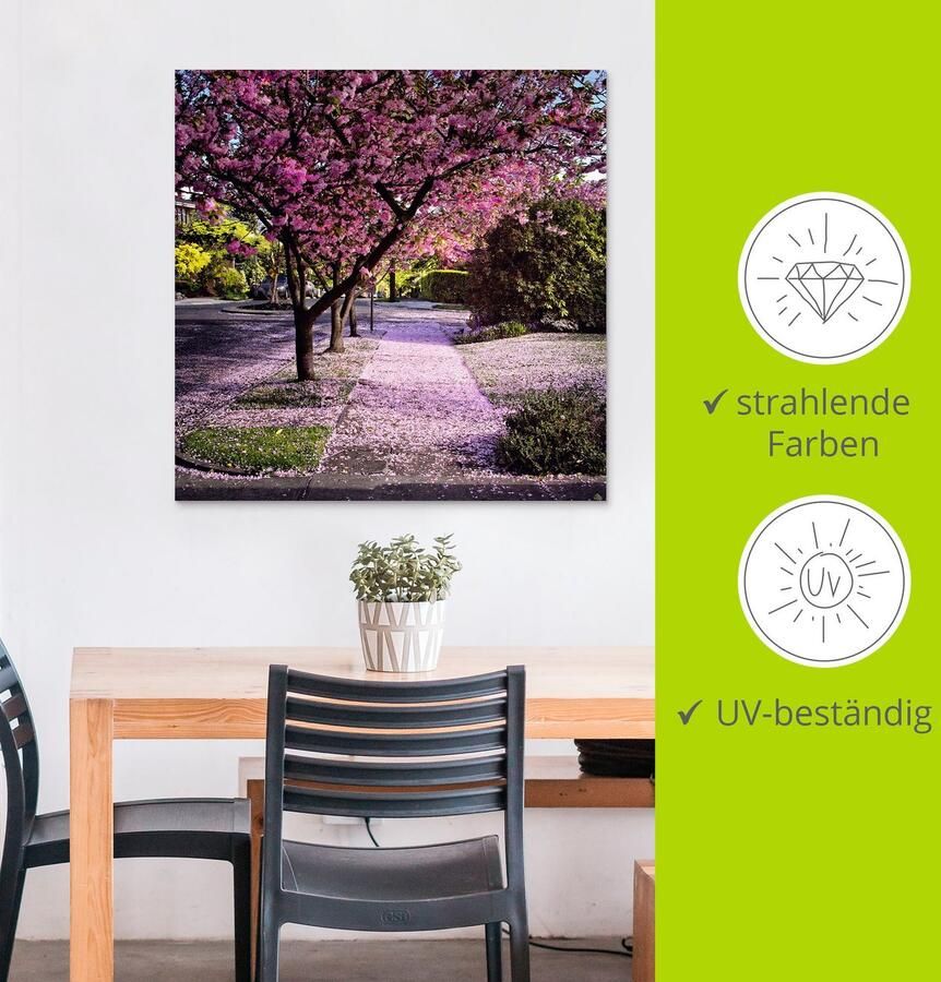 Artland Artprint Vallende bloemblaadjes als artprint van aluminium artprint voor buiten artprint op linnen poster in verschillende maten. maten - Foto 2