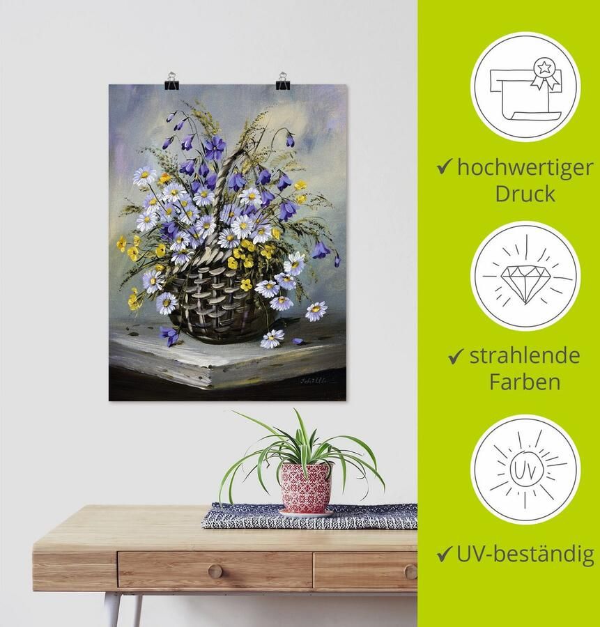 Artland Artprint Veelkleurige mand als artprint op linnen poster in verschillende formaten maten - Foto 3
