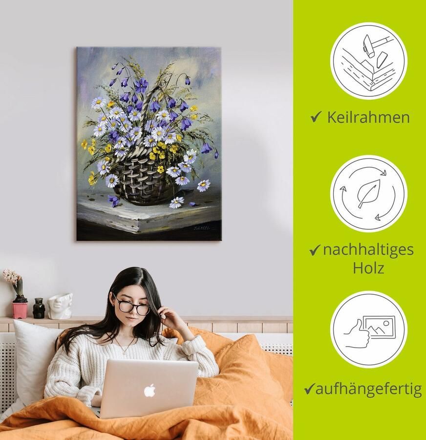 Artland Artprint Veelkleurige mand als artprint op linnen poster in verschillende formaten maten - Foto 3