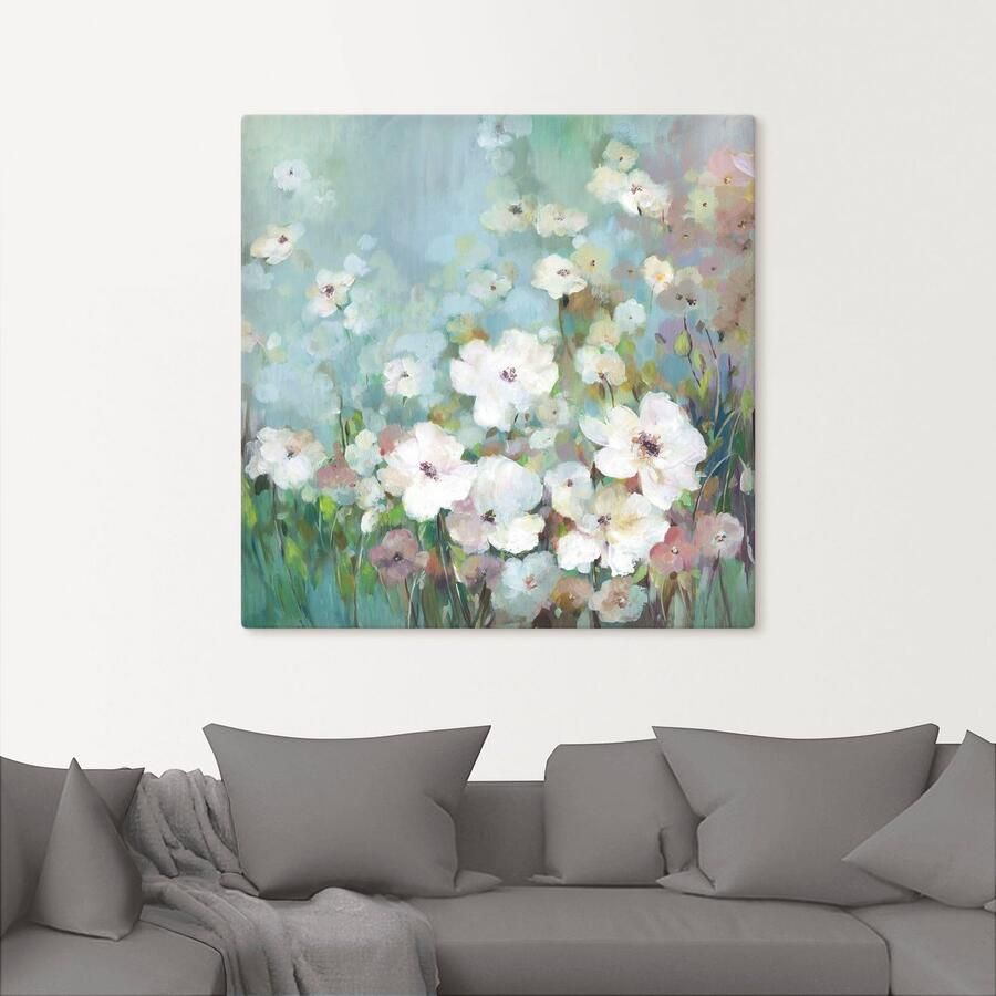 Artland Artprint Veld bloementuin als artprint op linnen poster in verschillende formaten maten - Foto 2