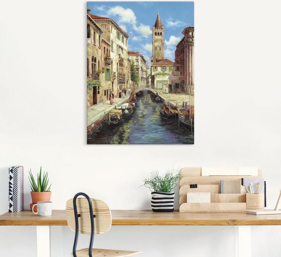 Artland Artprint Venetië als artprint op linnen poster in verschillende formaten maten - Foto 4