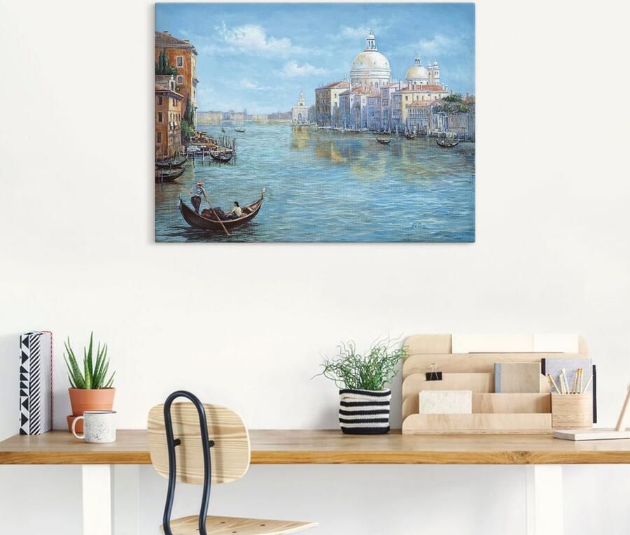 Artland Artprint Venetië als artprint op linnen poster muursticker in verschillende maten - Foto 6