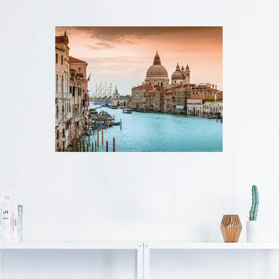 Artland Artprint Venetië Canal Grande I als artprint van aluminium artprint voor buiten artprint op linnen poster muursticker - Foto 2