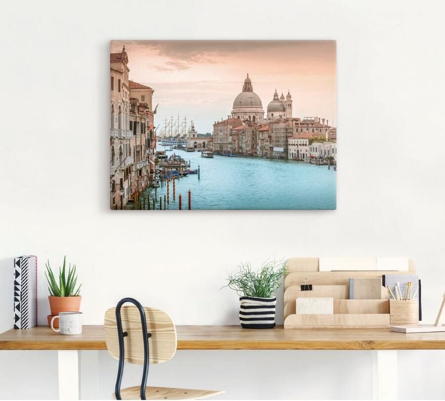Artland Artprint Venetië Canal Grande I als artprint van aluminium artprint voor buiten artprint op linnen poster muursticker - Foto 4