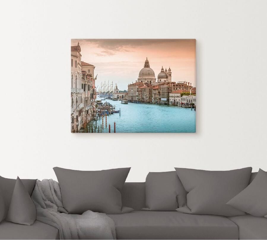 Artland Artprint Venetië Canal Grande I als artprint van aluminium artprint voor buiten artprint op linnen poster muursticker - Foto 5