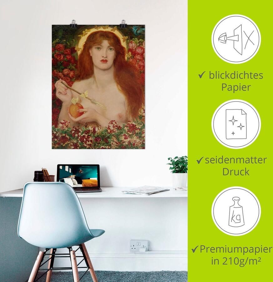 Artland Artprint Venus Verticordia als artprint van aluminium artprint op linnen muursticker of poster in verschillende maten - Foto 2