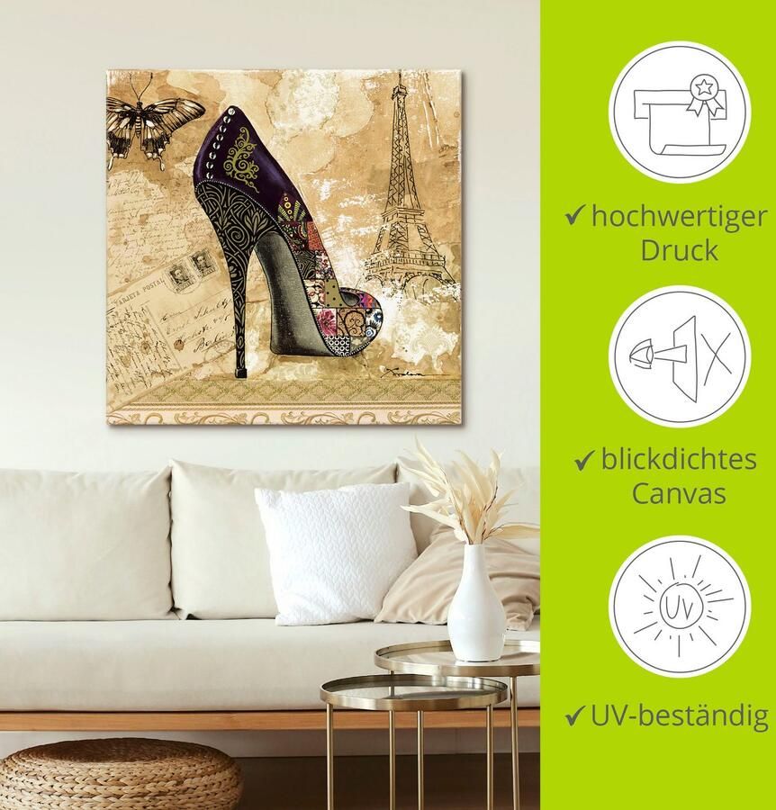 Artland Artprint op linnen Veranderende tijden IV stiletto's - Foto 4