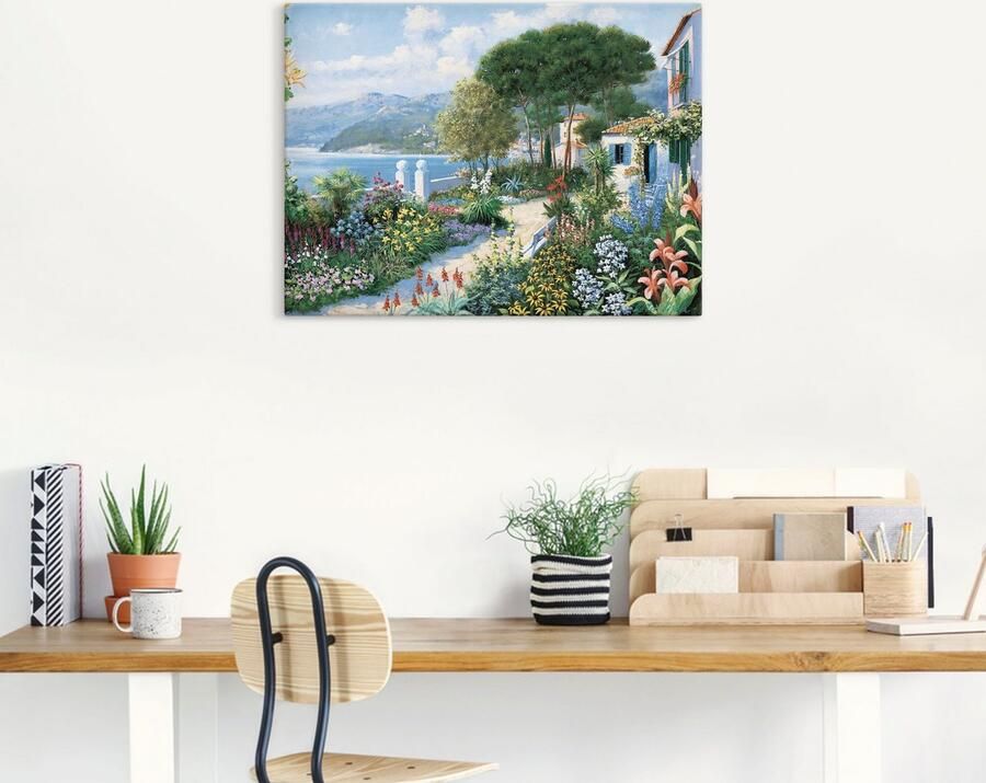 Artland Artprint Verborgen paradijs als artprint op linnen muursticker in verschillende maten - Foto 5