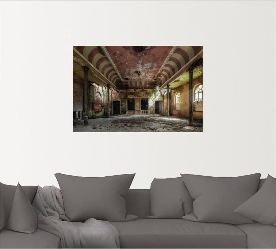 Artland Artprint Verlaten plaats balzaal als artprint van aluminium artprint voor buiten artprint op linnen poster muursticker - Foto 3