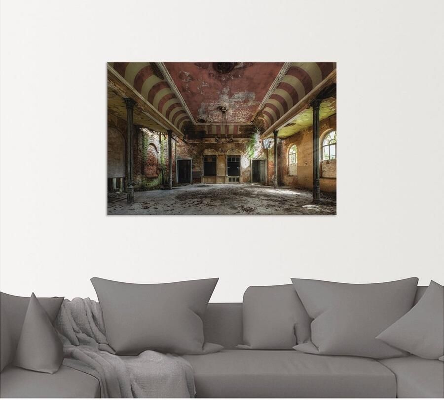 Artland Artprint Verlaten plaats balzaal als artprint van aluminium artprint voor buiten artprint op linnen poster muursticker - Foto 5