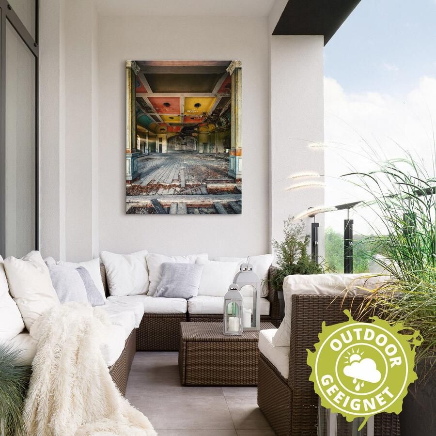 Artland Artprint Verlaten plek de laatste dans balzaal als artprint van aluminium artprint voor buiten poster in diverse formaten - Foto 2