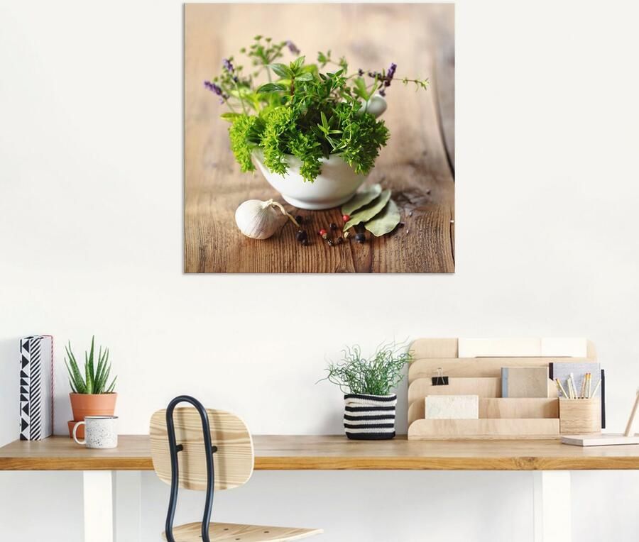 Artland Artprint Verschillende kruiden keuken als artprint van aluminium artprint voor buiten artprint op linnen poster muursticker - Foto 5
