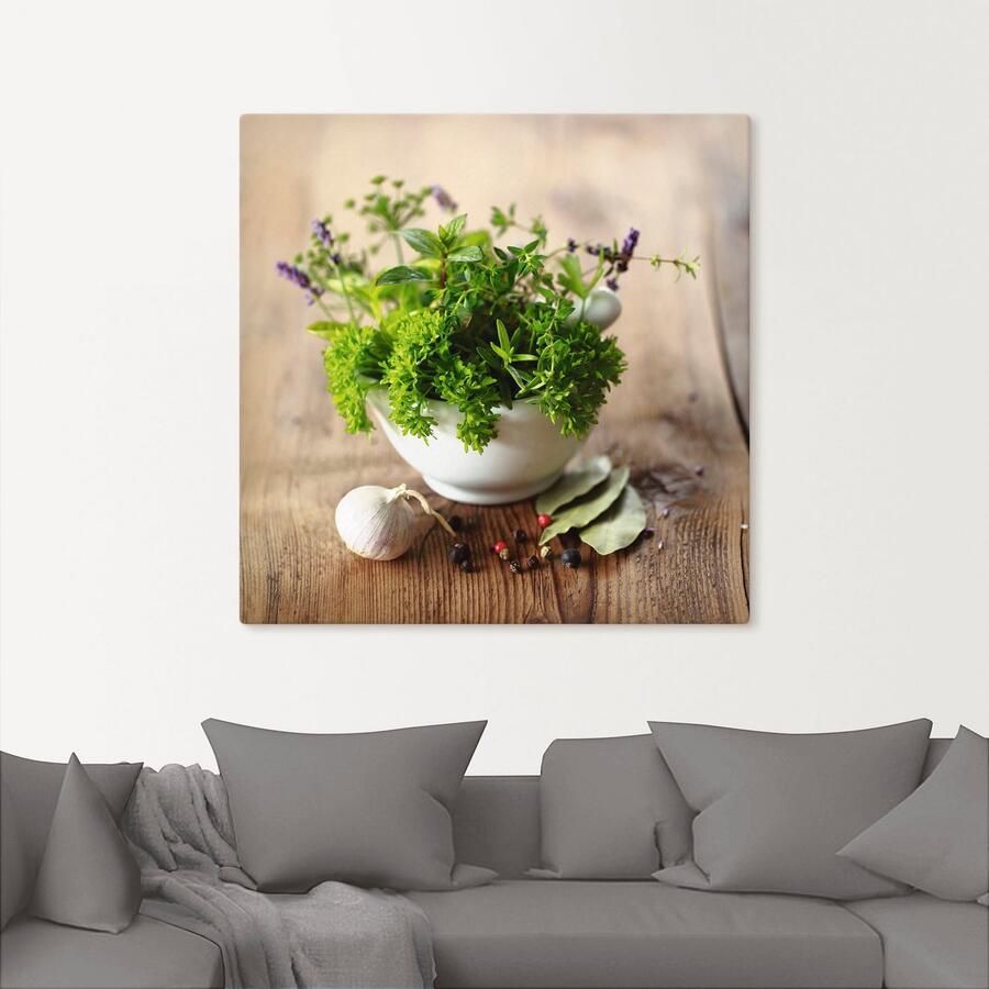 Artland Artprint Verschillende kruiden keuken als artprint van aluminium artprint voor buiten artprint op linnen poster muursticker - Foto 6
